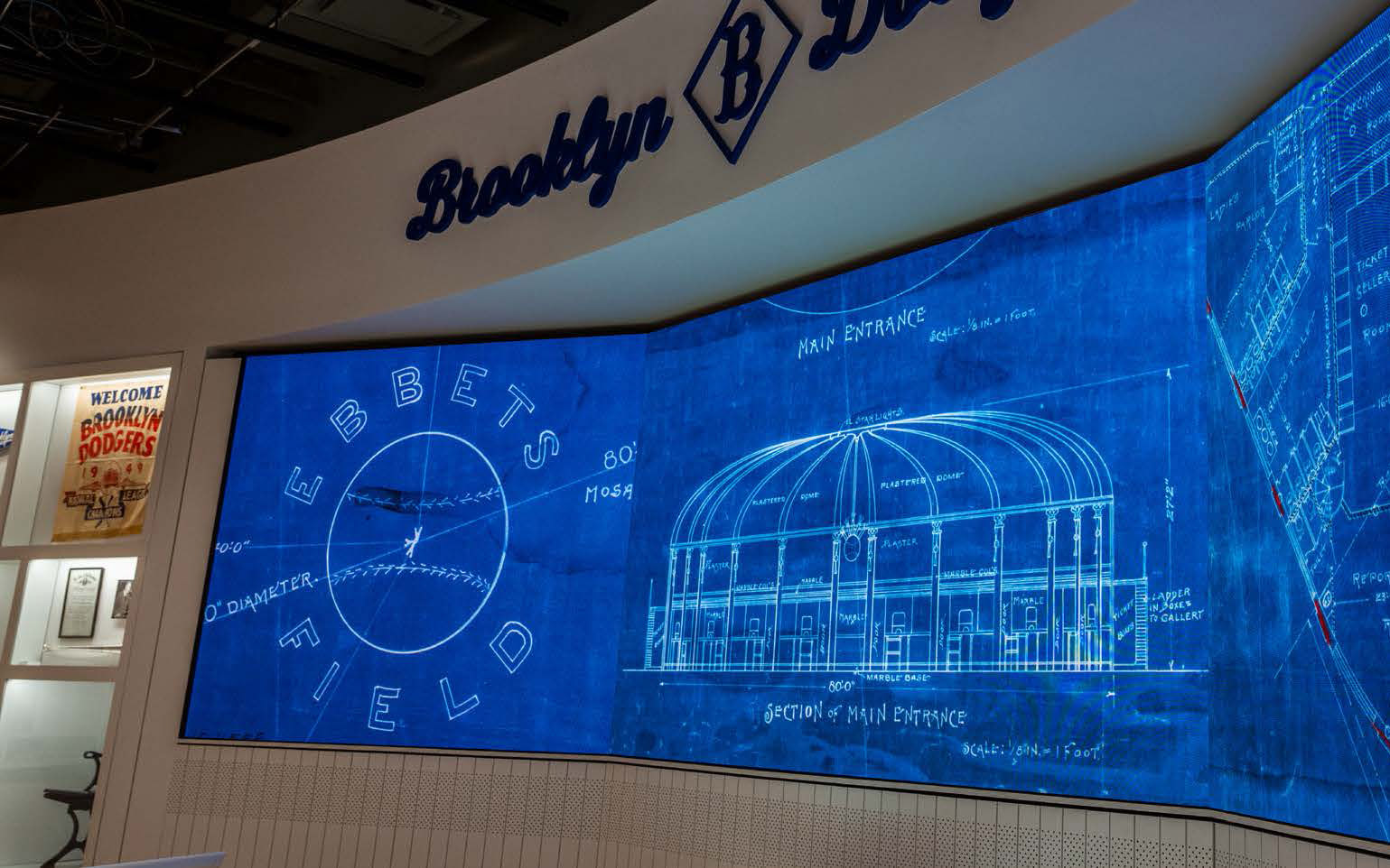 jackie robinson video wall 