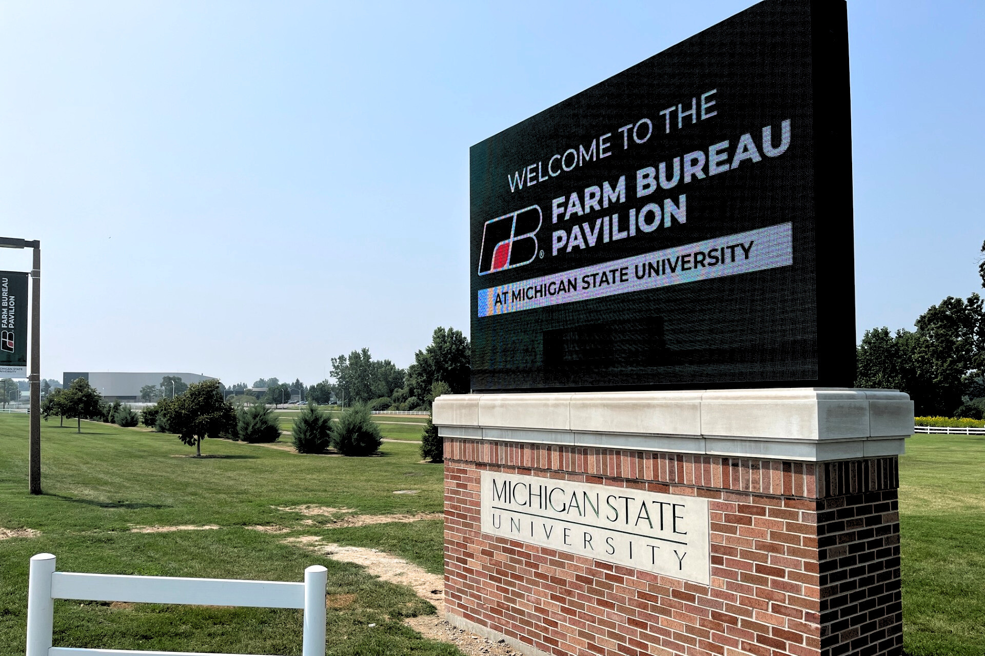 msu farm bureau pavilion outdoor display