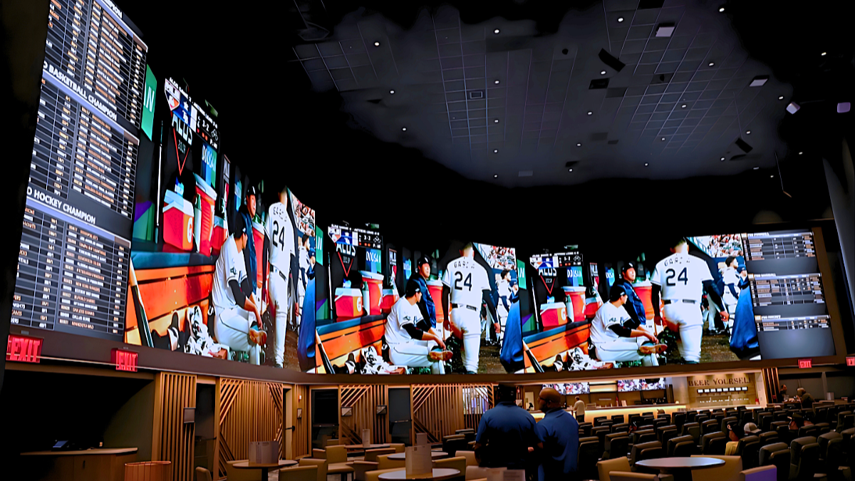 draftkings video wall