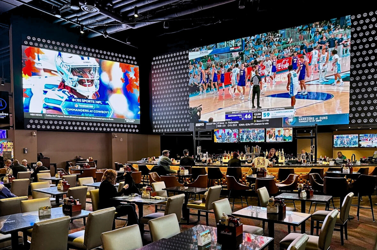 draftkings video wall