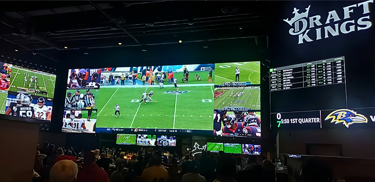 draftkings video wall