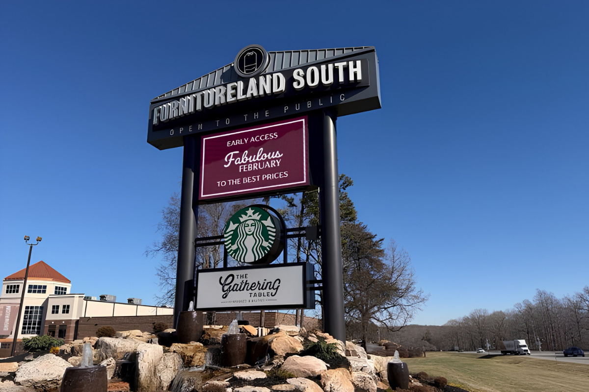 furnitureland south led display