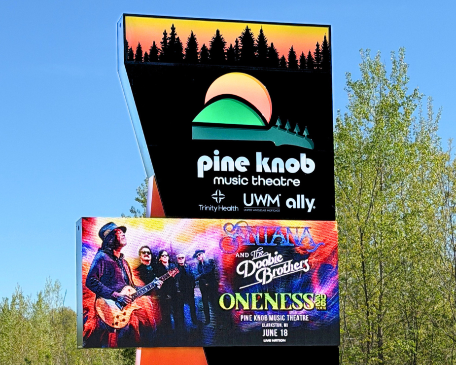 pine knob led display