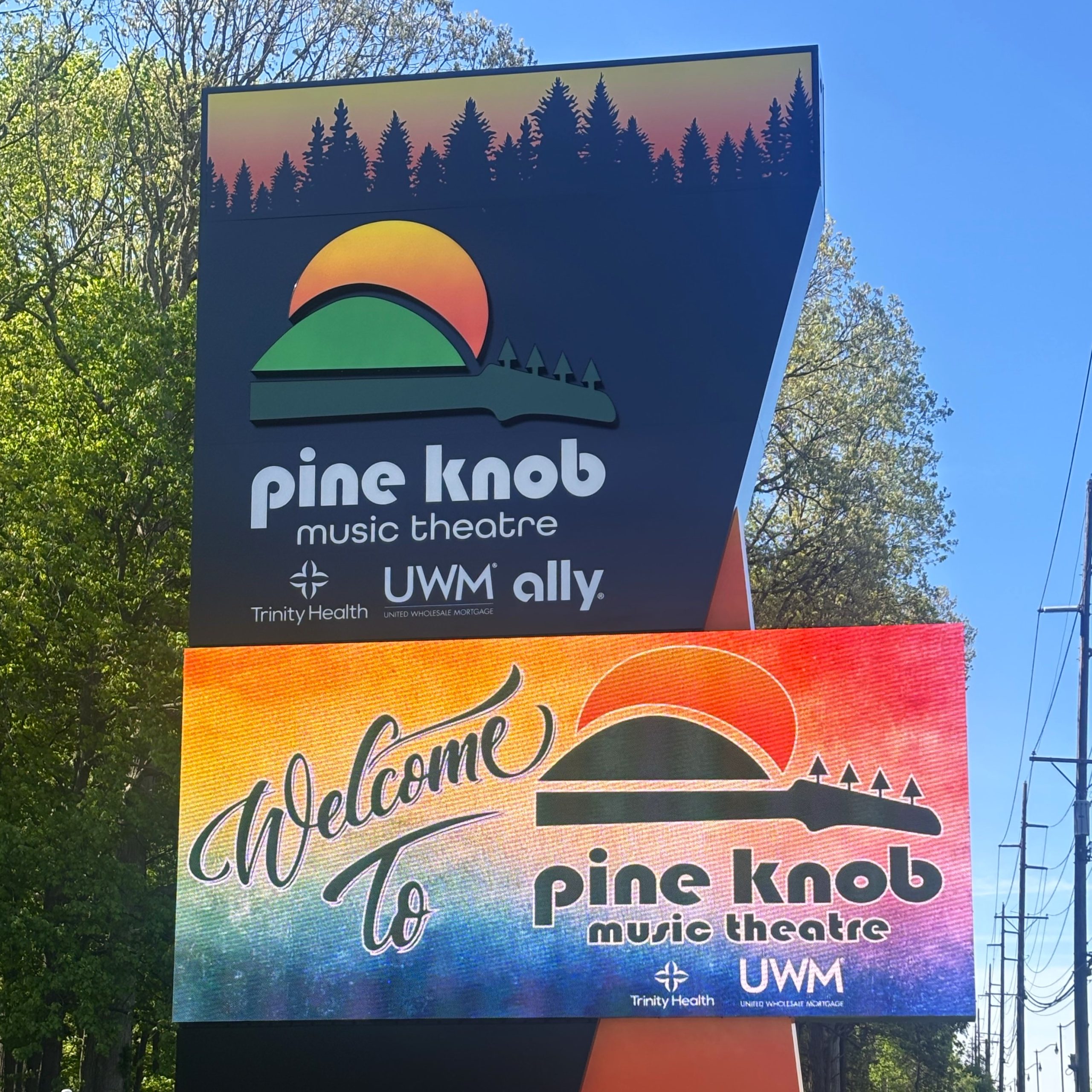 pine knob LED display