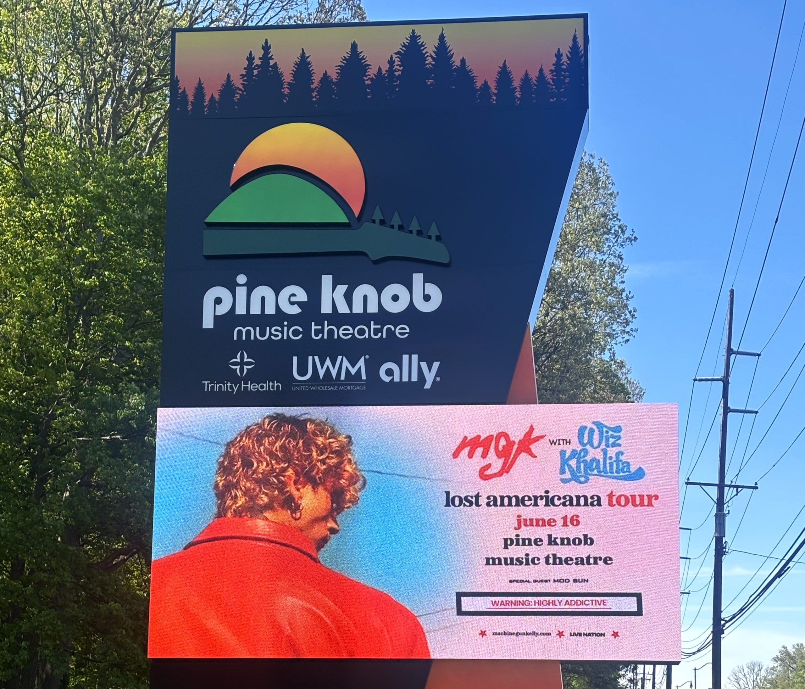 pine knob led display 2
