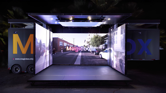 Magicbox Prototype Open LED Volume view