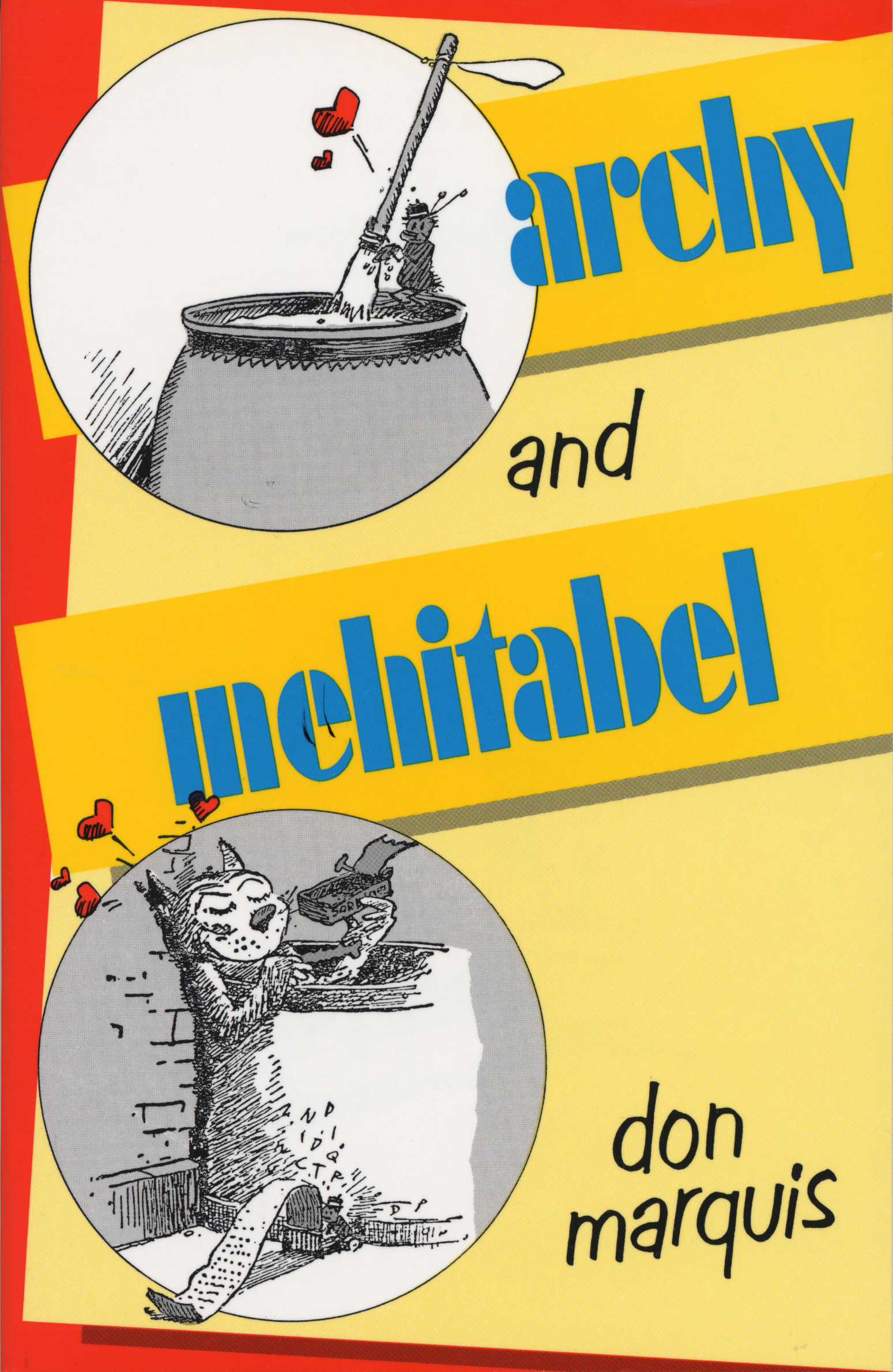 Image of a book cover of Archy and Mehitabel.