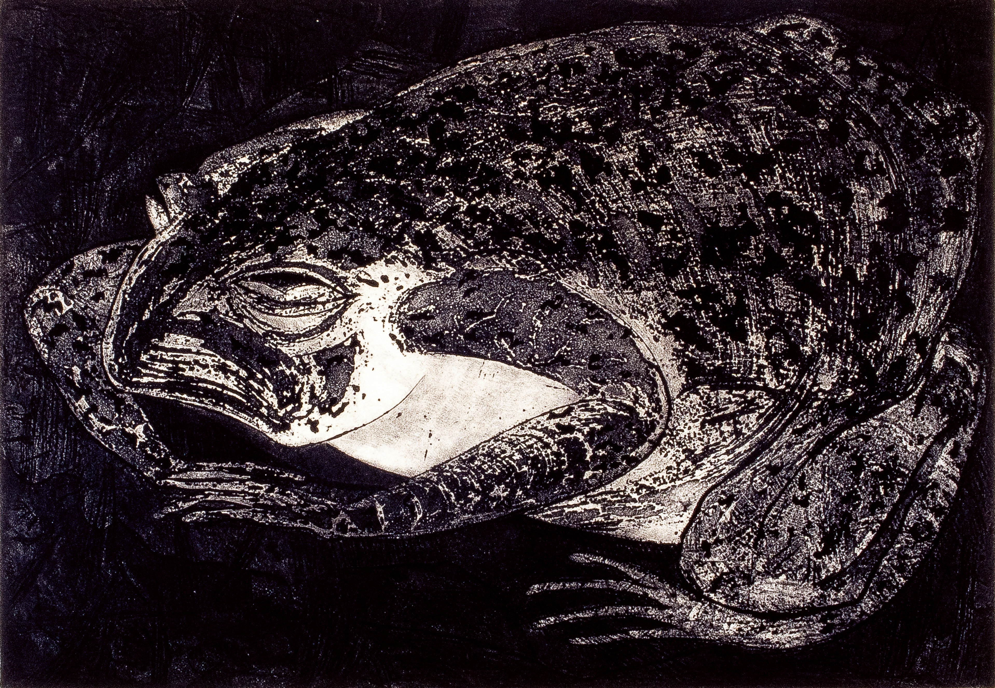 The Frog, etching, c. 1963.