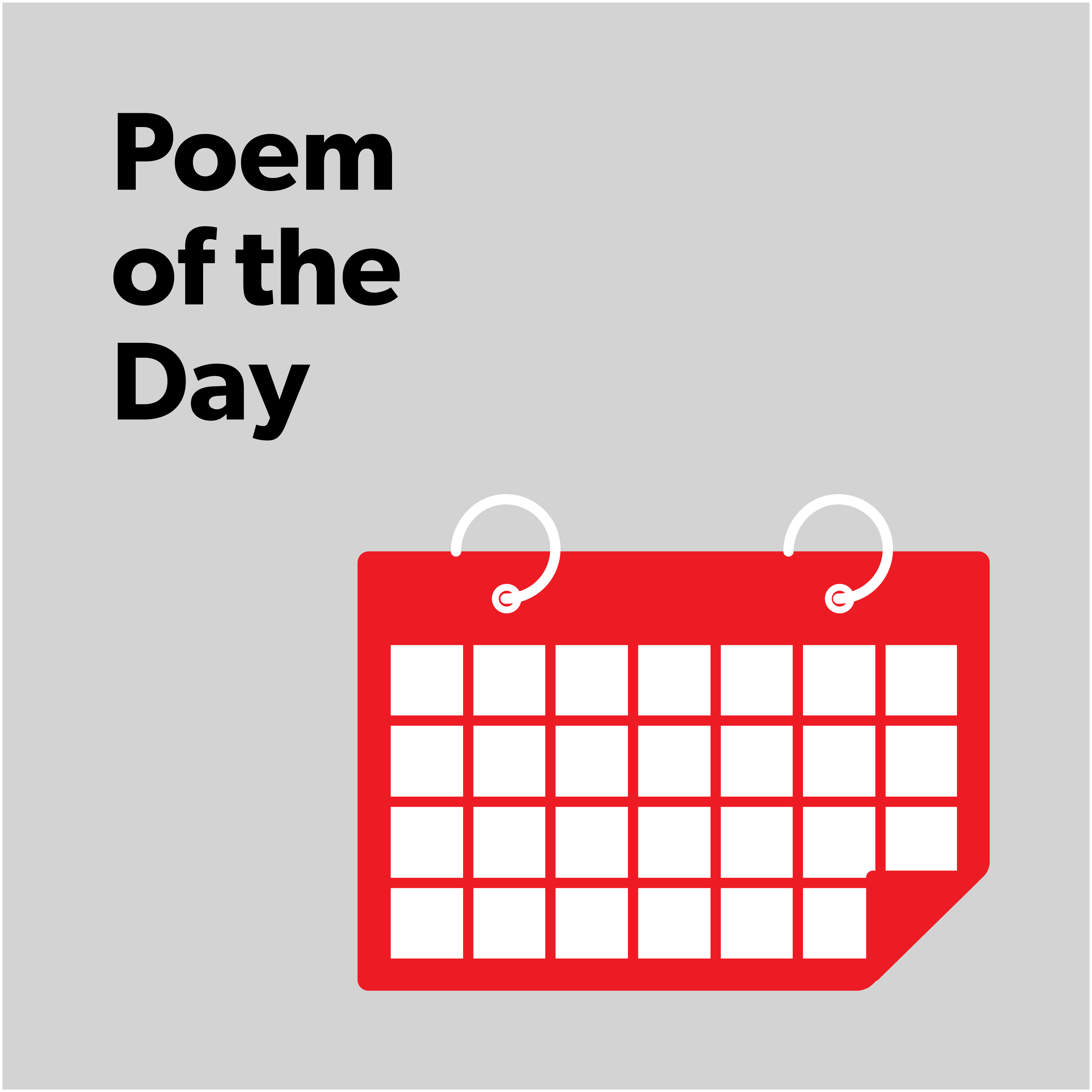 Poem of the Day