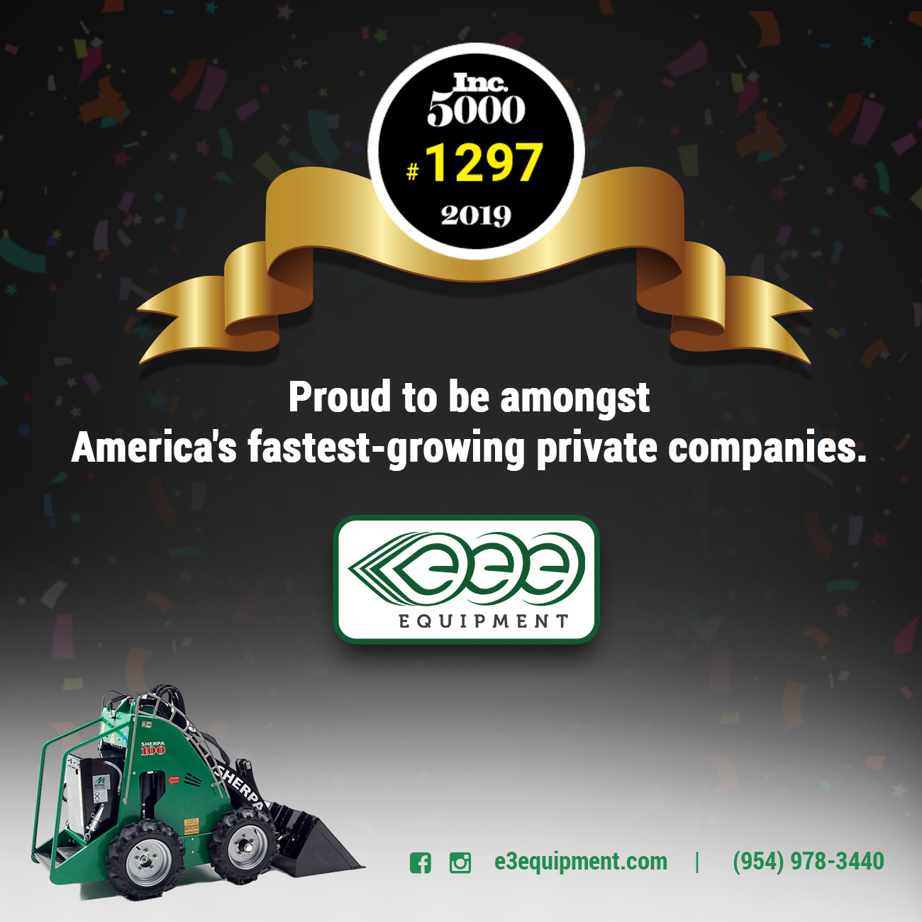 Triple E Equipment Names to Inc 5000 for the second straight year