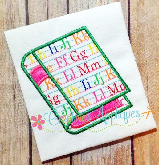 Book Applique Creative Appliques