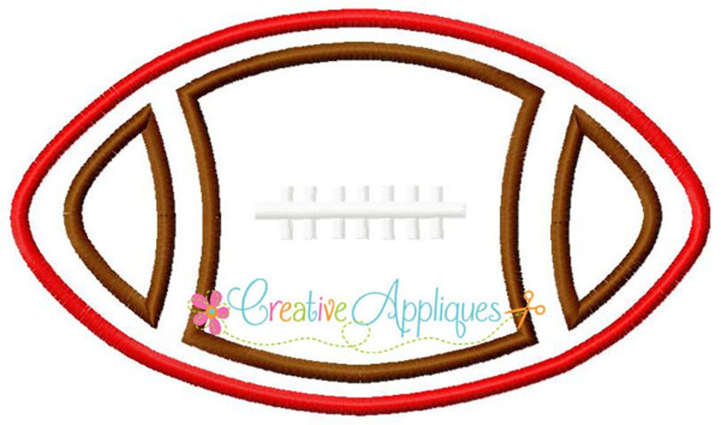 Football Layered Applique Creative Appliques