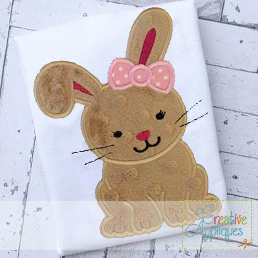 Bunny rabbit girl applique  creative appliques Bunny rabbit girl applique  creative appliques