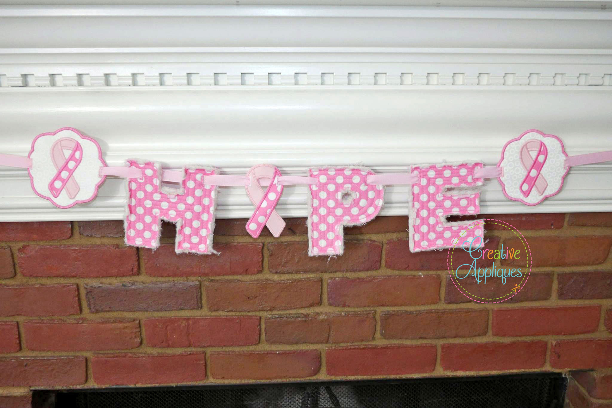 Frayed Block Banner Alphabet In The Hoop Creative Appliques