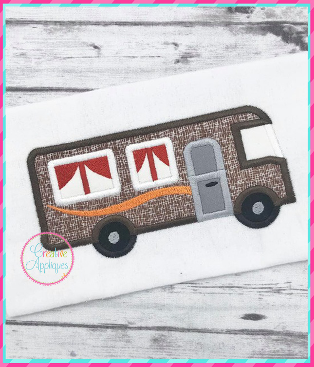 Motorhome applique  creative appliques Motorhome applique  creative appliques