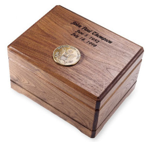 Walnut Memento cremation urns