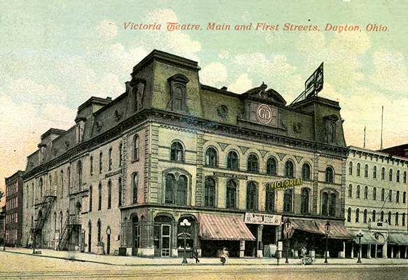 Vintage postcard of Victoria Theatre