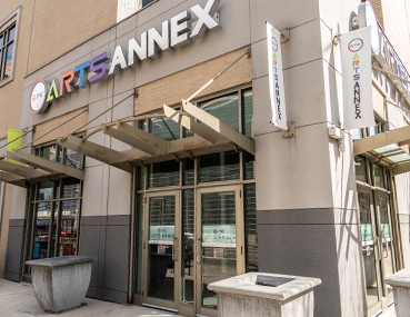 Exterior photo of the PNC Arts Annex