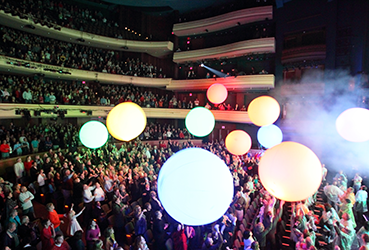 Audience at a performance at the Schuster Center