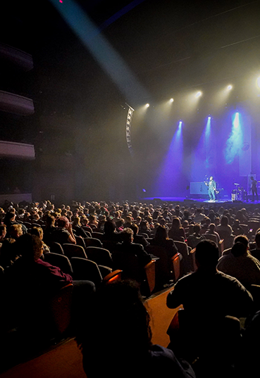 Audience of a musical performance in the Schuster Center Meade Theatre