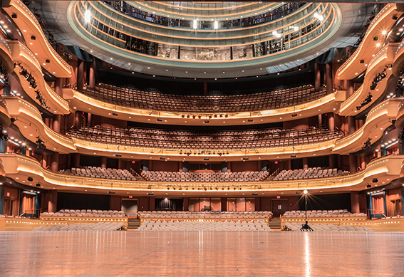Mead Theatre as seen from the stage