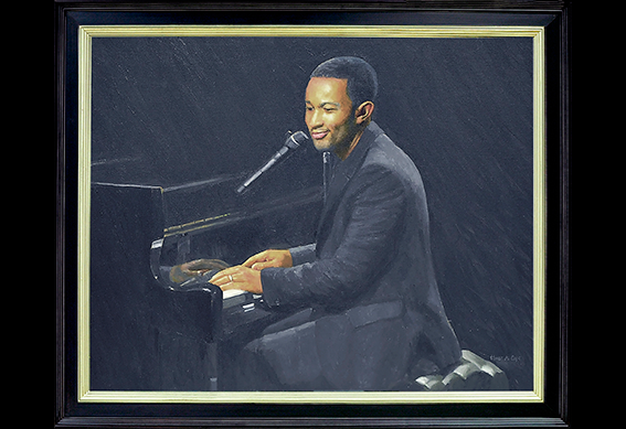 Skyscraper Legend (John Legend) by Abner Cope