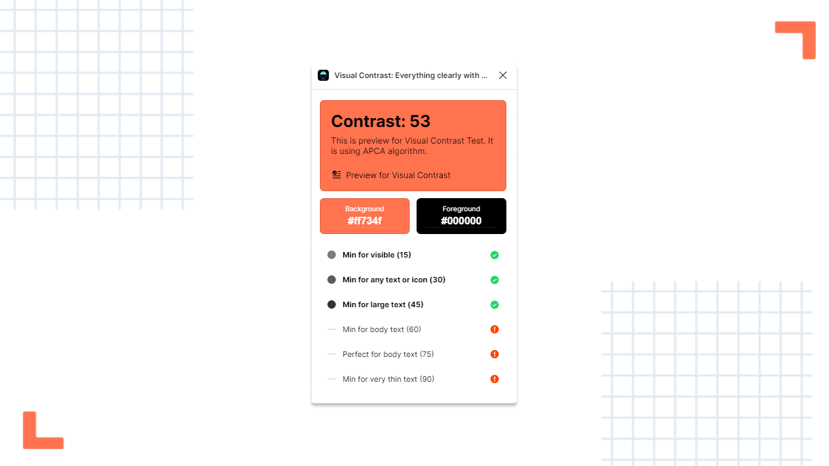 Visual Contrast Plugin