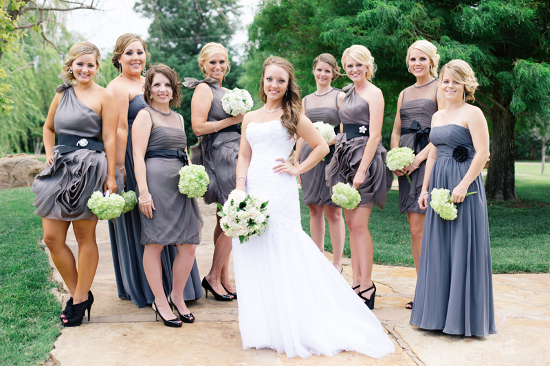 Romantic Gray Green White Oklahoma Wedding - Every Last