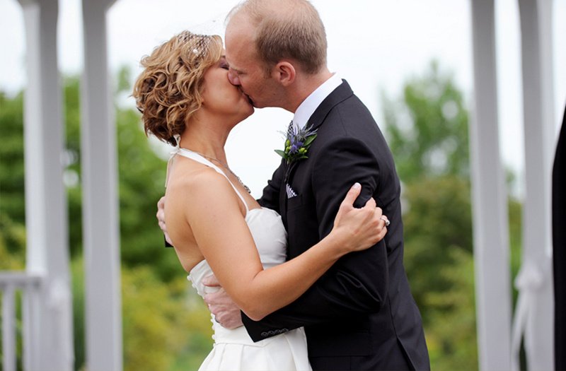 Eclectic Green and Blue DIY Illinos Wedding 21