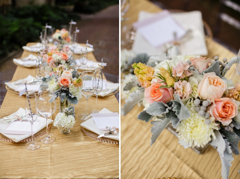 Fresh Southern Peach and Gold Wedding Inspiration  Every 