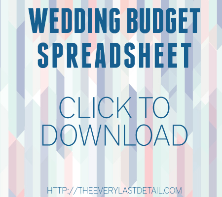 Wedding Budget 101 Every Last Detail