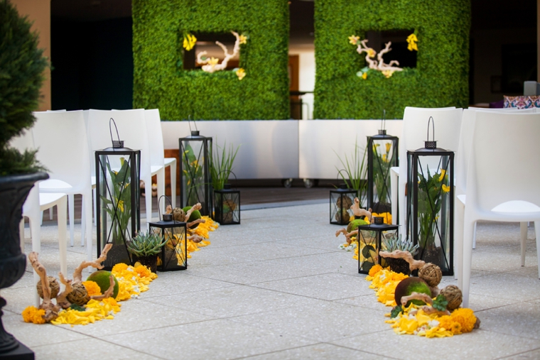 Desain Pernikahan Yellow And Green Wedding Decoration Ideas