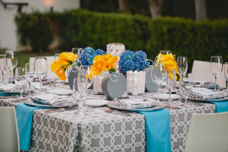 Modern Yellow And Blue Wedding Ideas Every Last Detail