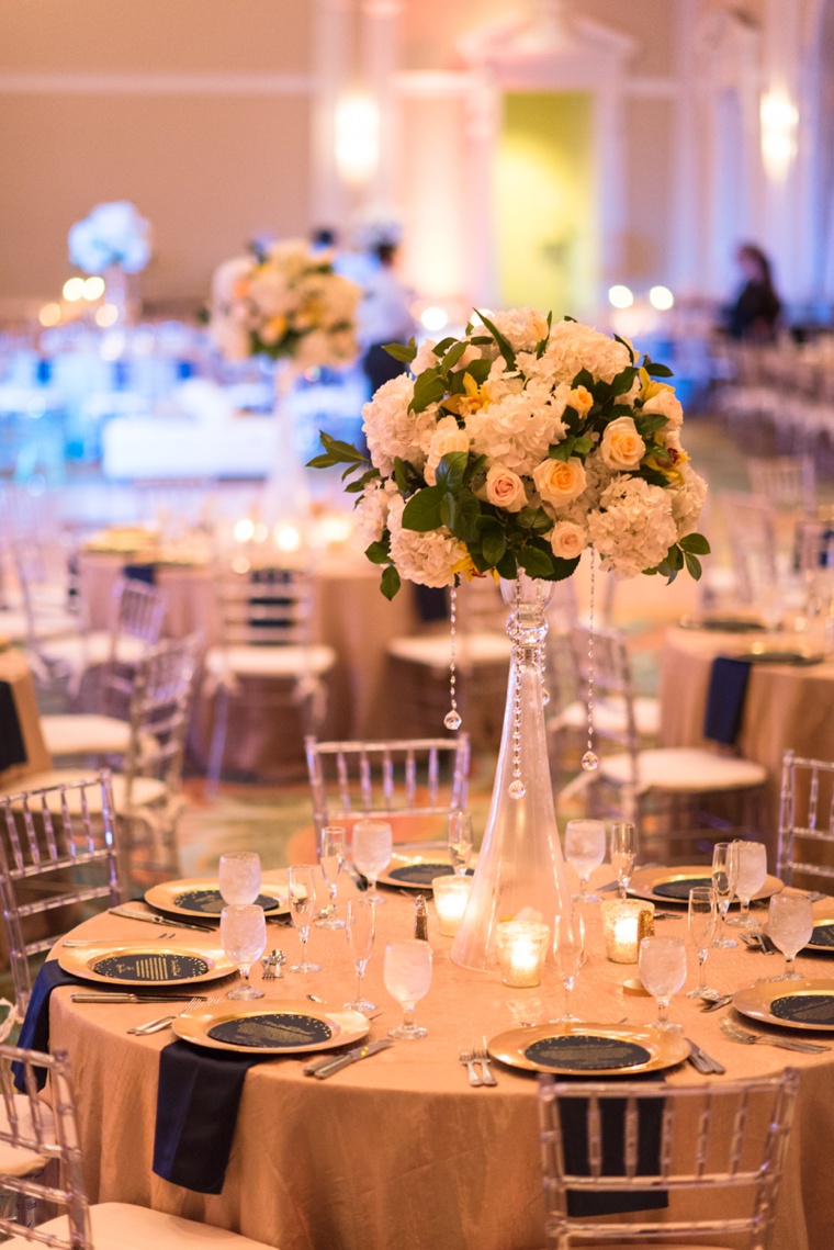 An Elegant Navy and Gold Wedding Every Last Detail