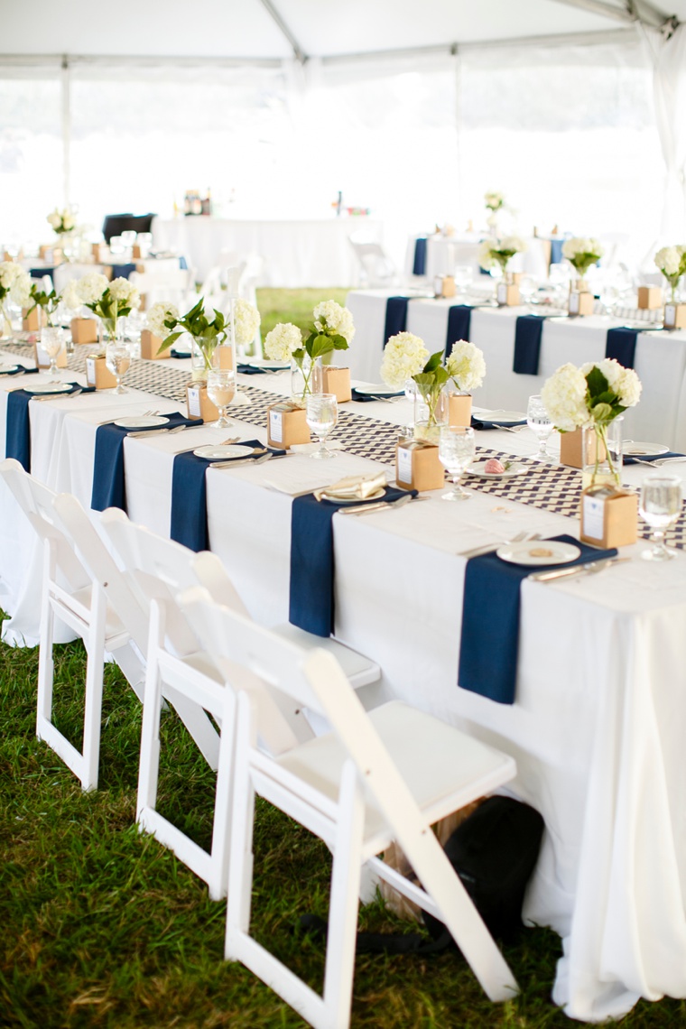 Modern Rustic Navy White Farm Wedding Via TheELD Modern Rustic Navy White Farm Wedding Via TheELD