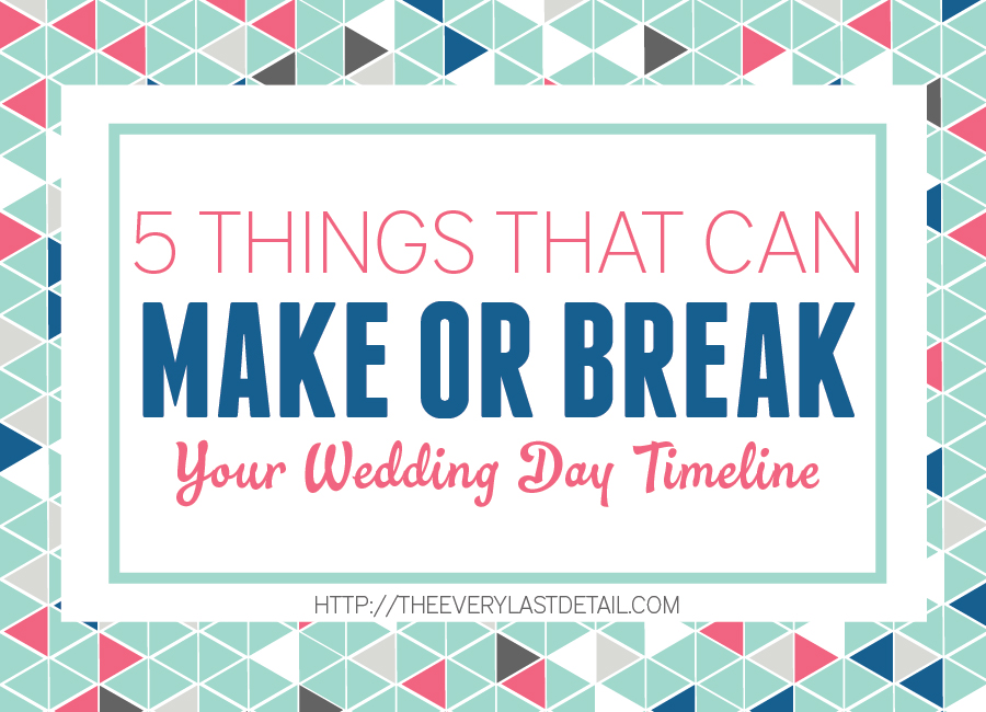 wedding timeline generator