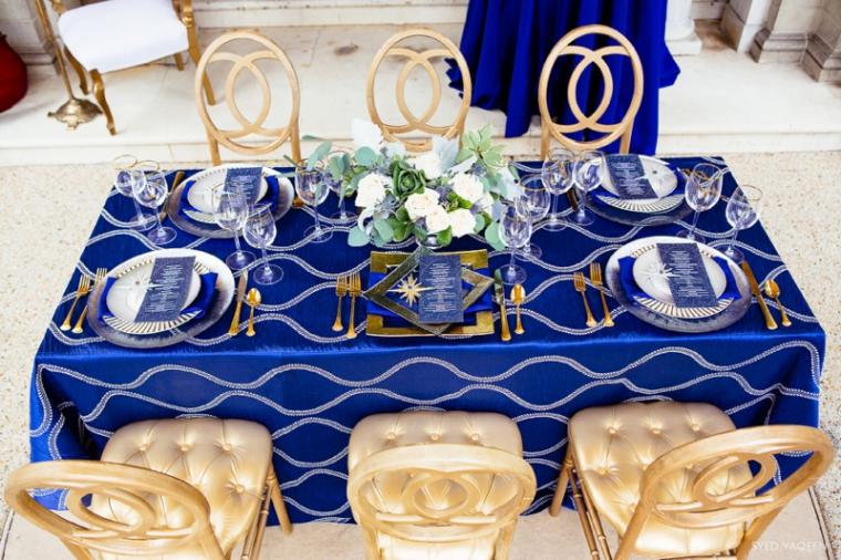 Blue & Gold Celestial Inspired Wedding Ideas Every Last