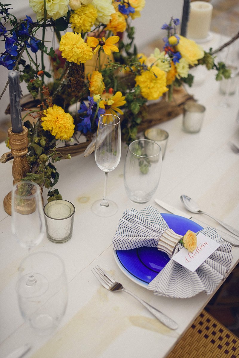 Elegant, Eclectic Yellow and Blue Wedding Ideas | Every Last Detail Elegant, Eclectic Yellow and Blue Wedding Ideas | Every Last Detail