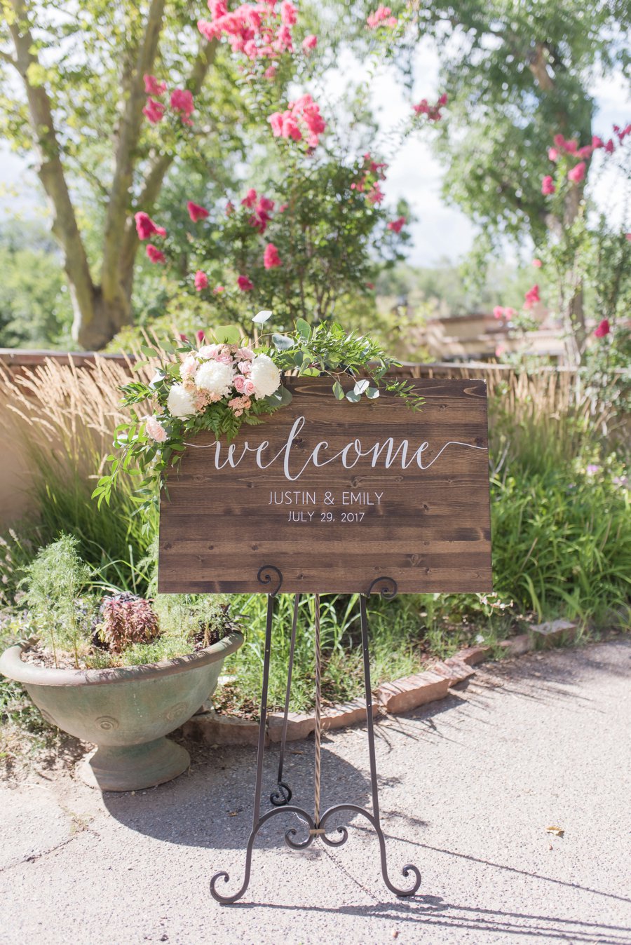 A Romantic Pink & White New Mexico Wedding | Every Last Detail