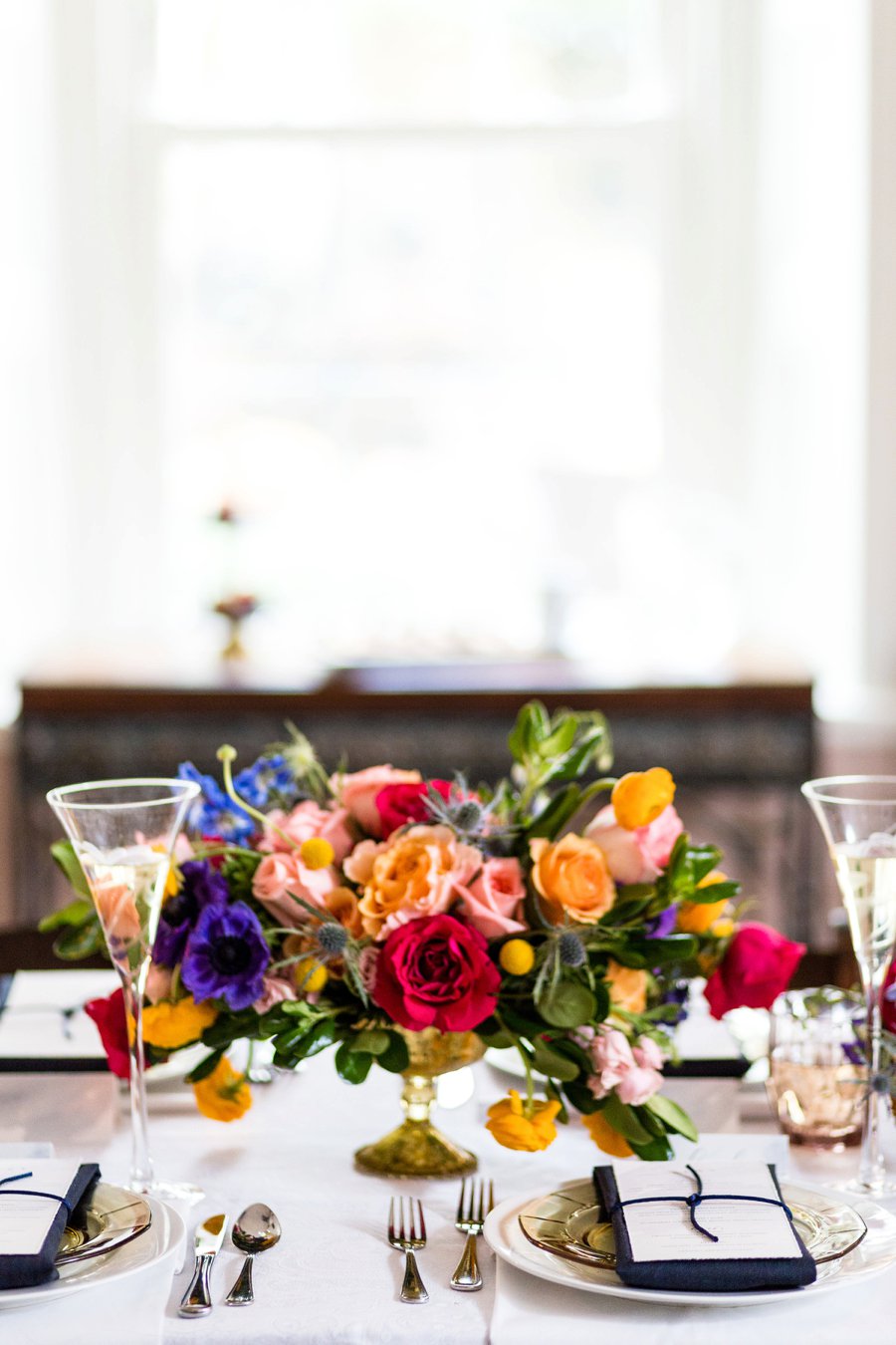 Colorful Brunch Wedding Ideas via TheELD.com