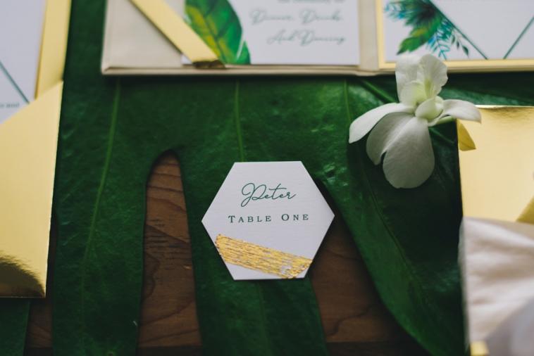 Modern Copper & Green Wedding Ideas Modern Copper & Green Wedding Ideas via TheELD.com