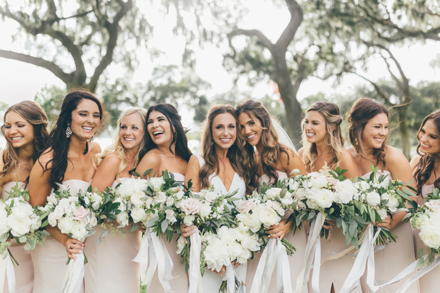 Romantic Blush & White Central Florida Wedding Romantic Blush & White Central Florida Wedding via TheELD.com