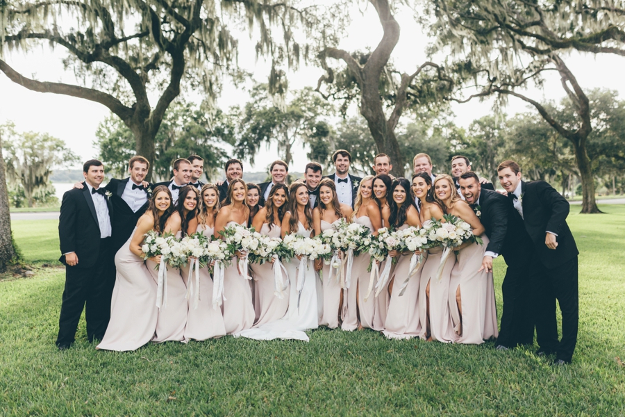 Romantic Blush & White Central Florida Wedding Romantic Blush & White Central Florida Wedding via TheELD.com