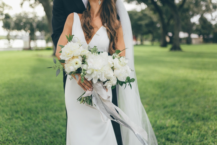 Romantic Blush & White Central Florida Wedding Romantic Blush & White Central Florida Wedding via TheELD.com