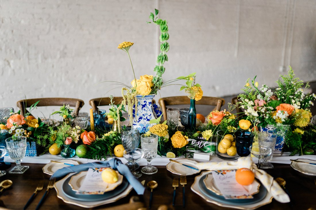 Chic Citrus Italian Inspired Wedding Ideas Every Last Detail