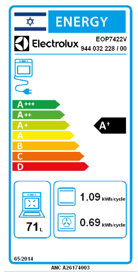 תנור פירוליטי אלקטרולוקס EOP7422V