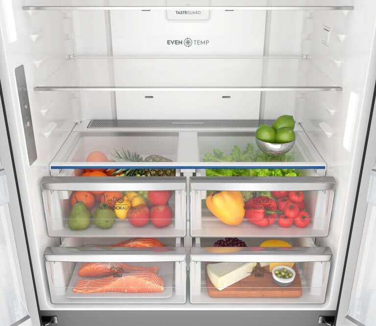 מקרר 4 דלתות מבט פנים