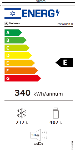 מקרר SBS אלקטרולוקס ESE6205BB