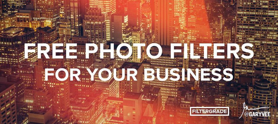 Free photo filters for entrepreneurs and hustlers. Made in collaboration with Gary Vaynerchuk.