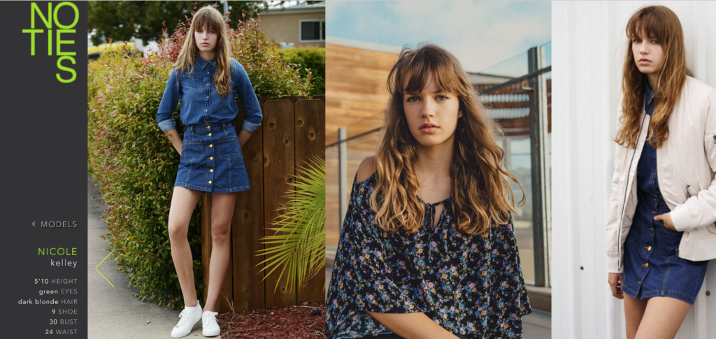no ties modeling agency examples